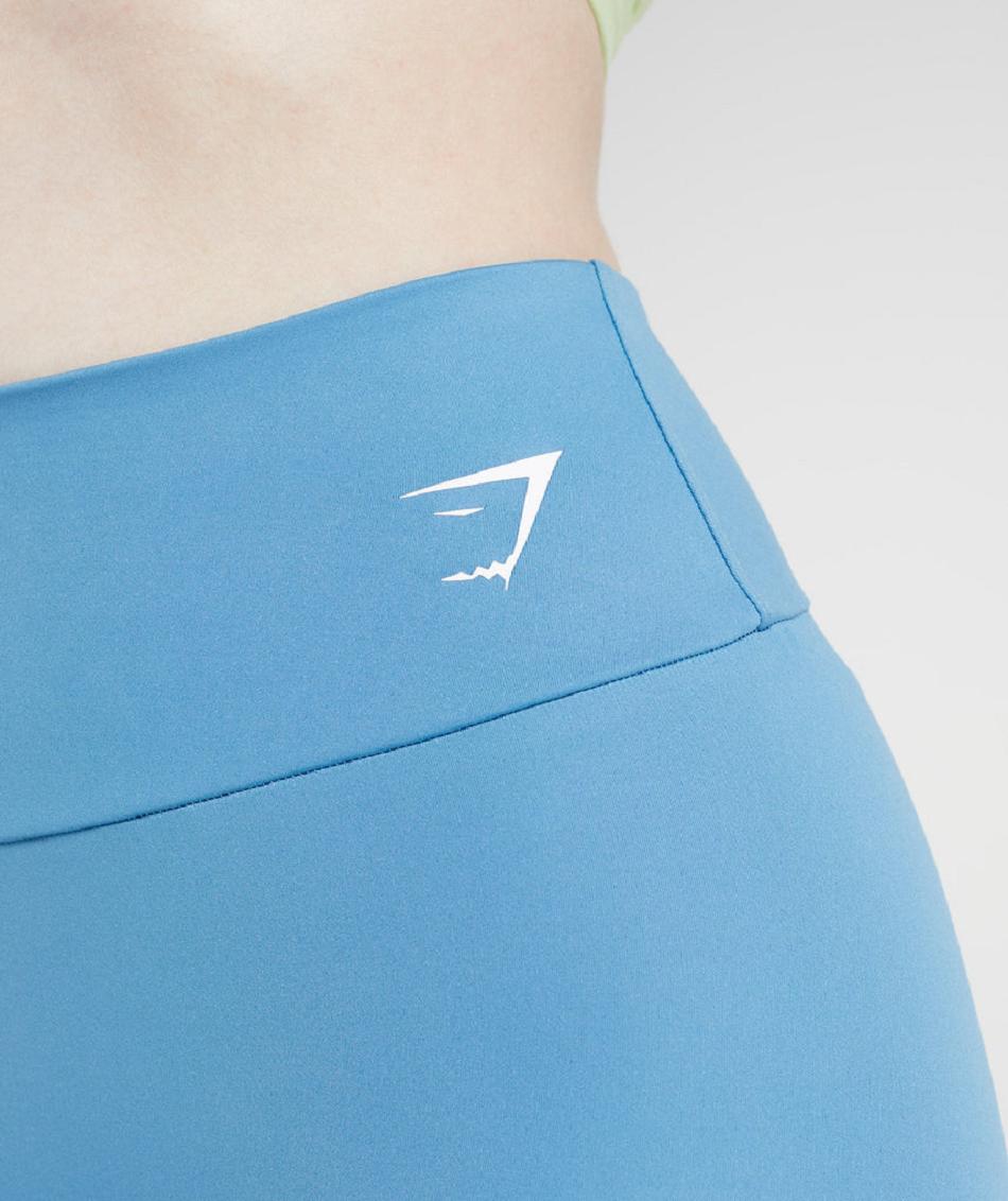 Leggins Gymshark Entrenamiento Mujer Azules | CO 2817LIS